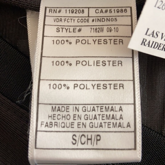 Las Vegas Raiders NFL Women’s Team Dazzle Jersey Size Small NWT - Picture 5 of 5